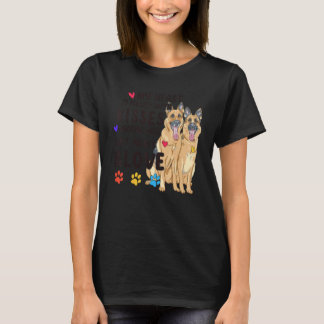 T-shirt My Heart Is Filled With Love German Shepherd Dog O
