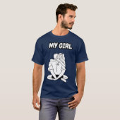 T-shirt My Hot Girl funny (Devant entier)