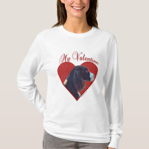 T-shirt My Liver English Springer espagnol Valentine