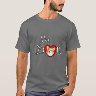 T-shirt My Love Corgi