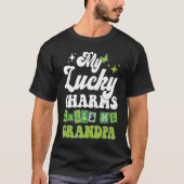 T-shirt My Lucky Charms Call Me GrandPa St Patrick's Day G (Devant)