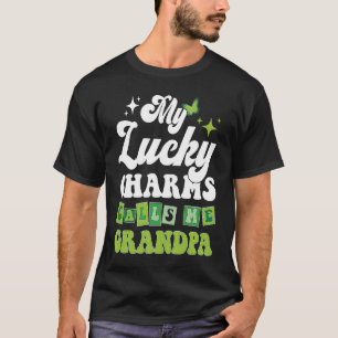 T-shirt My Lucky Charms Call Me GrandPa St Patrick's Day G