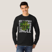 T-shirt My Lucky Charms Call Me Uncle Shamrock C (Devant entier)