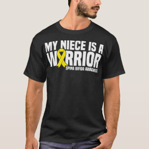 T-shirt My Niece is a Warrior Spina Bifida Awareness