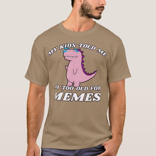 T-shirt My old Me Imoo Old For Memes 80s boy (Devant)