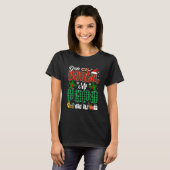 T-shirt My Papa Did It Christmas Red Plaid Santa Hat  Fami (Devant entier)