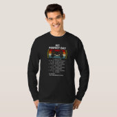 T-shirt My Perfect Day Video Game Controller Vidéo de jeu (Devant entier)