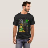 T-shirt My Scottish Terrier Is My Lucky Charm Cute Dog Pat (Devant entier)