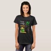 T-shirt My Scottish Terrier Is My Lucky Charm Cute Dog Pat (Devant entier)