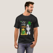 T-shirt My Sheepadoodle Is My Lucky Charm Cute Dog Patrick (Devant entier)