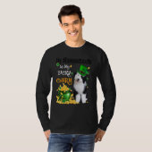 T-shirt My Sheepadoodle Is My Lucky Charm Cute Dog Patrick (Devant entier)