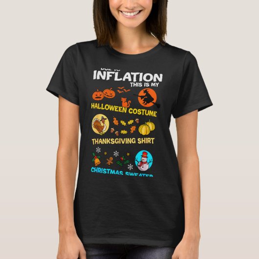 T-shirt My Soky Halloween Thanksgiving Ugly Christmas Cost (Devant)