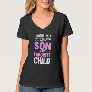 T-shirt My Son Is My Favorite Child Mothers Day Mo