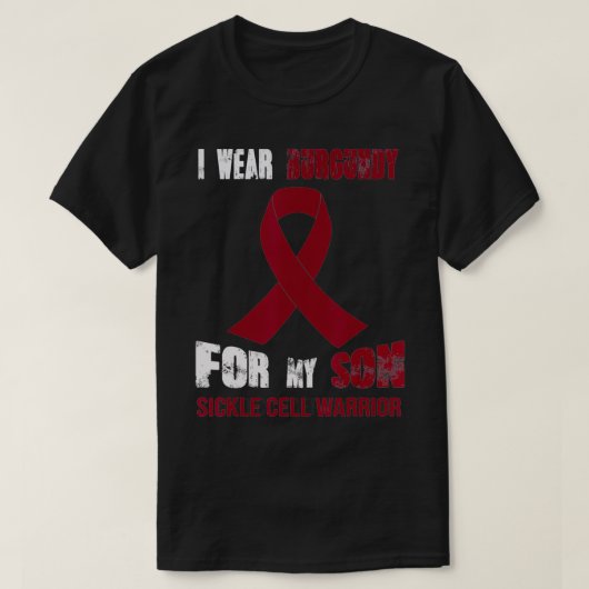 T-SHIRT MY SON  MY SICKLE CELL WARRIOR  (Design devant)
