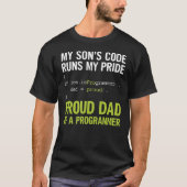 T-shirt My Son’s Code Runs My Pride (Devant)