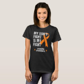 T-shirt My Son's Fight is My Fight Leukemia Awareness (Devant entier)