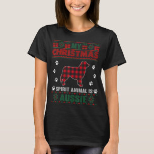 T-shirt My Spirit Animal Est Aussie Chien Propriétaires Ch