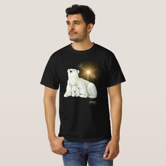 T-shirt My Spirit Animal - Ours Polaire (Devant entier)