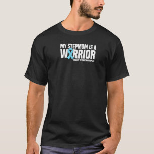 T-shirt My StepMom Is A Warrior Gravesu2019 Disease Award