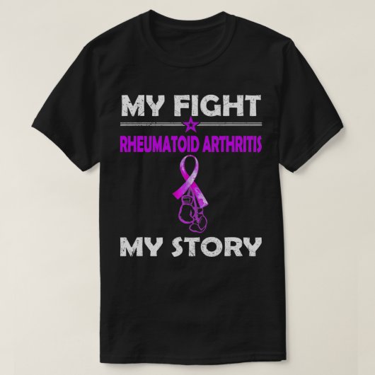 T-shirt My Story Fight Against RHEUMATOID ARTHRITIS (Design devant)