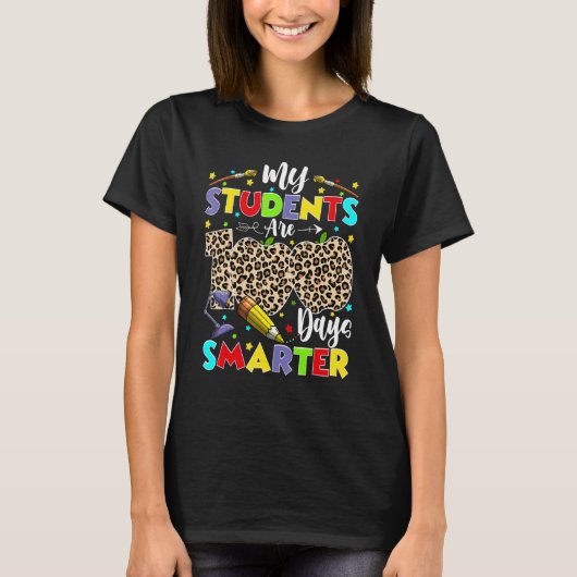 T-shirt My Students Are 100 Days Smarter 100th Day of Scho (Devant)