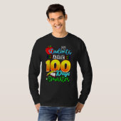 T-shirt My Students Are 100 Days Smarter Happy Teacher Sch (Devant entier)