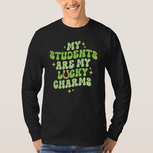 T-shirt My Students Are My Lucky Charms Teacher St Patrick (Devant)