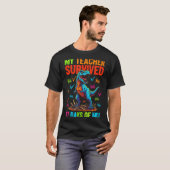 T-shirt My Teacher Survived 67 Days Of School 67 Meme Dino (Devant entier)