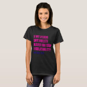 T-shirt My Uterus Shot Bullets Pro Choice Feminist (Devant entier)