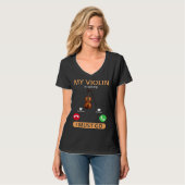 T-shirt My Violin Is Calling I Must Go Violinist Violin P (Devant entier)