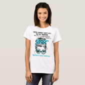 T-shirt Myasthenia Gravis Awareness Ribbon Support Cadeaux (Devant entier)