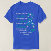T-shirt Myasthenia Gravis Sensibilisation Appuyer Le Comba (Design devant)