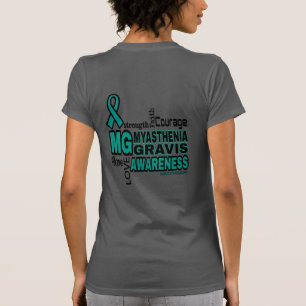 T-shirt Myasthénie gravis de mots…