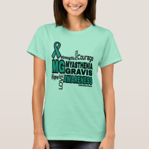 T-shirt Myasthénie gravis de mots…