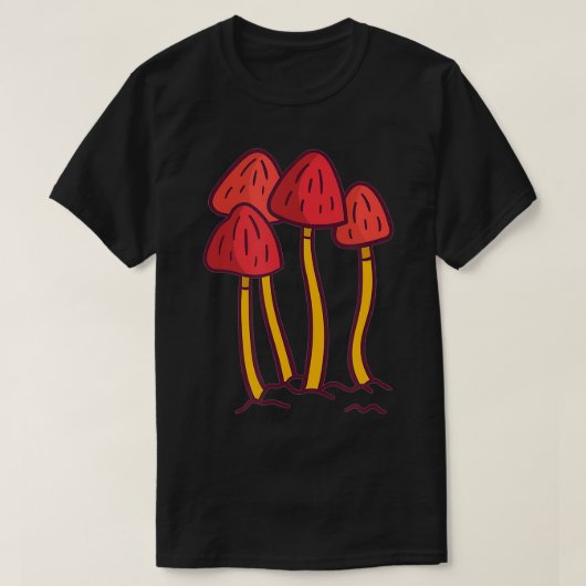 T-shirt Mycologie Champignons de la recherche de champigno (Design devant)