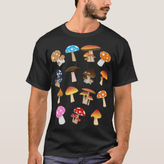 T-shirt Mycologie de l'amour du champignon à la recherche