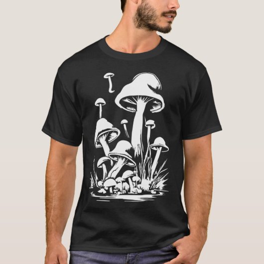 T-shirt Mycologie du champignon de la floraison Champignon (Devant)