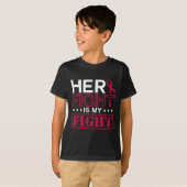 T-shirt Myélome Multiple Conscience Son Combat Est Mon Com (Devant entier)