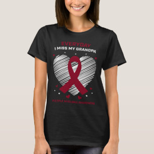 T-shirt Myélome multiple grand-père Cancer du sang grand-p