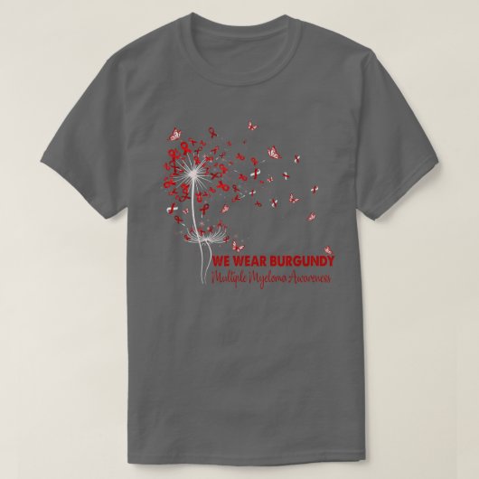 T-shirt Myélome multiple Sensibilisation Foi Espoir Amour  (Design devant)