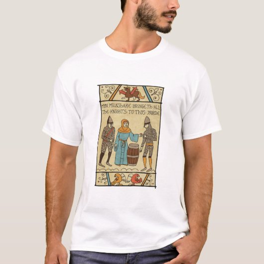 T-shirt Myn Milkshake apporte tous les chevaliers à Thys Y (Devant)
