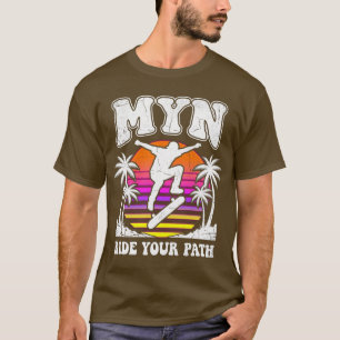 T-SHIRT MYN // RIDE YOUR PATH RETRO SKATE TEE
