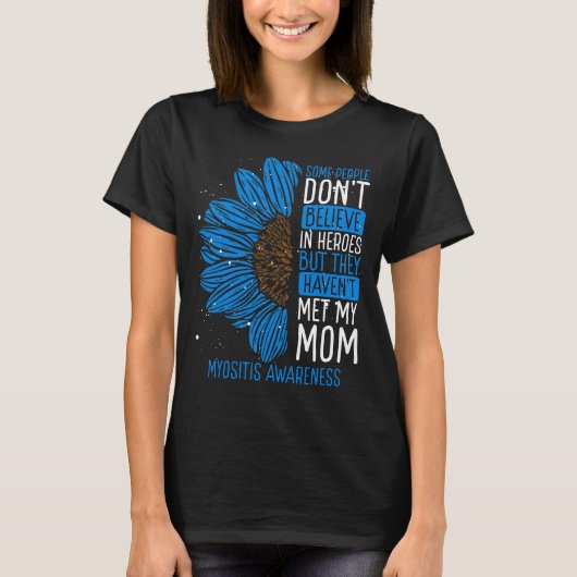 T-shirt Myositis Awareness Ribbon Mom Warrior (Devant)