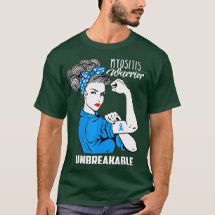 T-shirt Myositis Guerrier Indestructible Myositis Sensibil