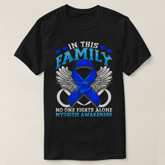 T-shirt Myositis Sensibilisation Dermatomysite apparentée  (Design devant)