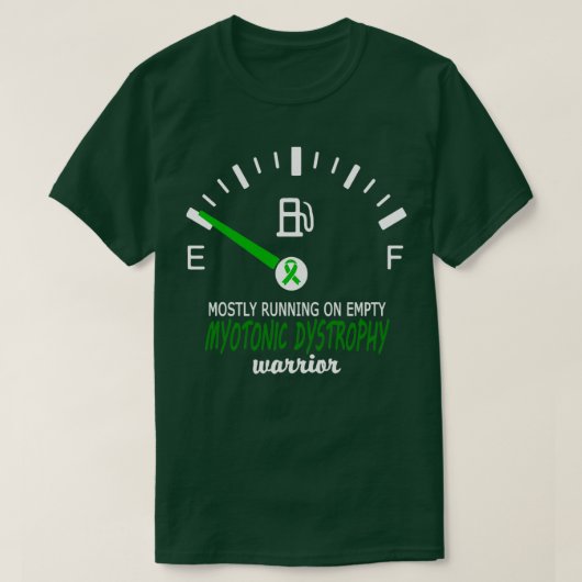 T-SHIRT MYOTONIC DYSTROPHY WARRIOR FONCTIONNE PRINCIPALEME (Design devant)