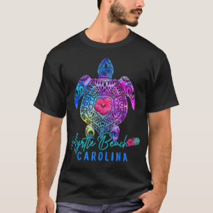 T-shirt Myrtle Beach Carolina Tie Dye Vacances Tortue de m