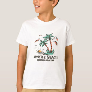 T-shirt Myrtle Beach - Caroline du Sud - coucher du soleil