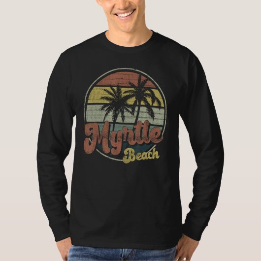 T-shirt Myrtle Beach Palmetto Tree South Carolina Vacation (Devant)