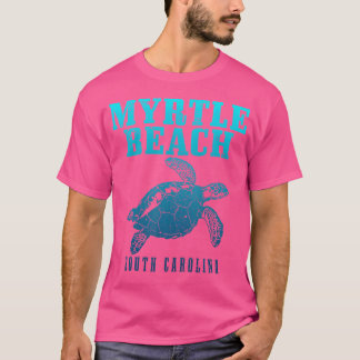 T-shirt Myrtle Beach South Carolina Sea Turtle Surfer Scub